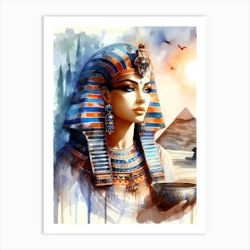 Cleopatra Portrait Artwork 136 Art Print