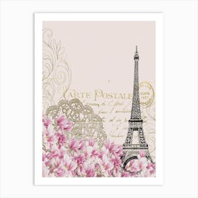 Paris Eiffel Tower Art Print