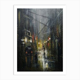 Night In The City Art Print