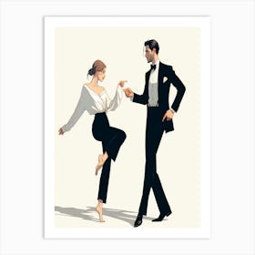 Ballroom Dancers Art Print