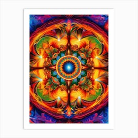 Mandala Transadelic Art Print