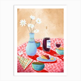 Dinner Still Life Art Print