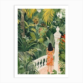 In The Garden Vizcaya Museum And Gardens Usa 1 Art Print