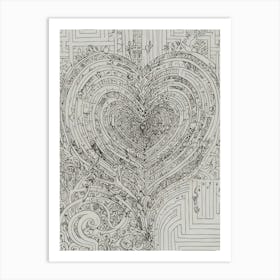 Heart Of The Maze Art Print