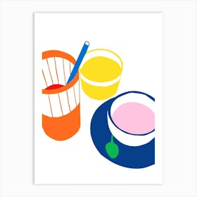 Cup And Spoon Art Print