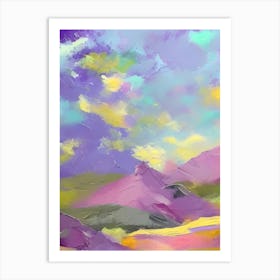 Purple Pink Skies Art Print