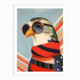 Little Falcon 1 Wearing Sunglasses Art Print