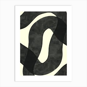 Black And White Swirls Art Print