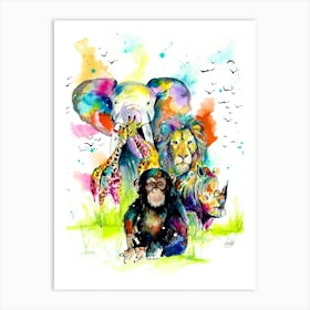 Safari jungle Art Print