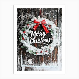 Merry Christmas 1 Art Print