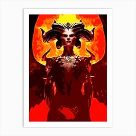 Diablo lilith 1 Art Print