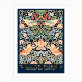 William Morris Strawberry Three Pattern Art Print