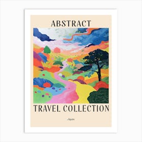 Abstract Travel Collection Poster Japan 6 Art Print