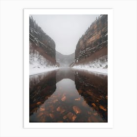 Reflection In The River Art Print