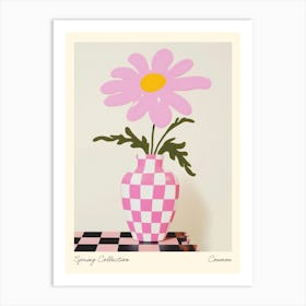 Spring Collection Cosmos Flower Vase 2 Art Print
