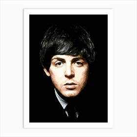 Paul McCartney the beatles 3 Art Print