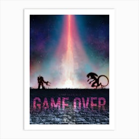 Movie Alien - Game Over Art Print