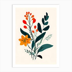 Bouquet Of Flowers 7 Art Print