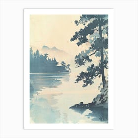 Ise Japan 5 Retro Illustration Art Print