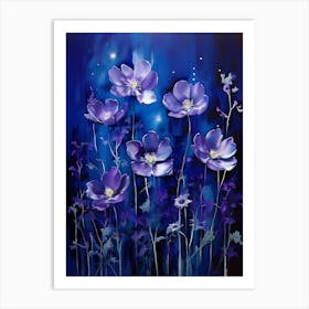 Purple Flowers 5 Art Print