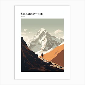 Salkantay Trek Peru 1 Hiking Trail Landscape Poster Art Print