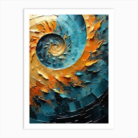 Abstract By Person Art Print