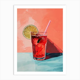 Coctail Drink Art Print