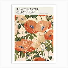 Flowers Market Copenhagen Art Print