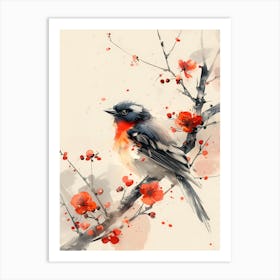 Chinese Bird Painting Art Print
