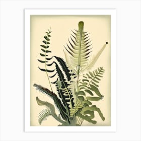 Tripinnatifid Spleenwort Rousseau Inspired Art Print