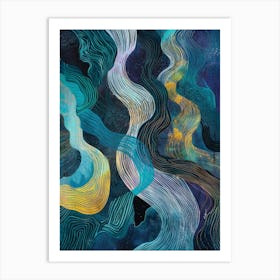 'Waves' 16 Art Print