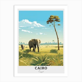 Cairo, Egypt Travel Art Print