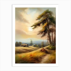 Landscape Painting 12 Art Print