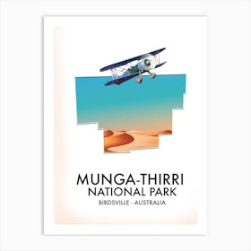 Munga Thhiri National Park Art Print