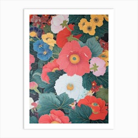 Great Japan  Hokusai Botanical Japanese 11 Art Print