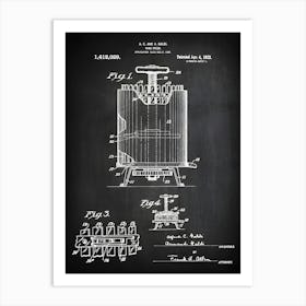 Wine Poster, Wine Gift, Wine Press, Wine Wall Art, Wine Art Print, Wine Decor, Kitchen Art, Vintage Wine Art, Wine Lover Gift, Hw0291 Art Print