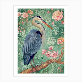 Blue Heron 8 Art Print