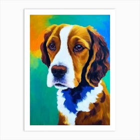 Cocker Spaniel 2 Fauvist Style Dog Art Print