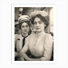 Titanic Ladies Photography 32 Art Print