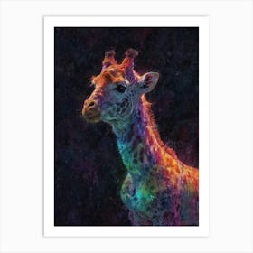 Giraffe Canvas Print 11 Art Print