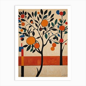 Orange Tree no1 Art Print