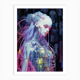 Cybernetic Girlfriend Art Print