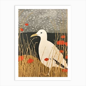 Bird Illustration Albatross 4 Art Print