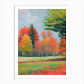 Arborvitae Tree Watercolour 2 Art Print