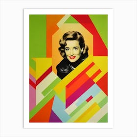 Janet Mcteer Colourful Pop Movies Art Movies Art Print