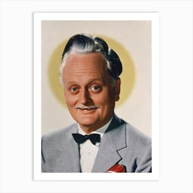 Movies Art Carney Retro Collage Movies Art Print