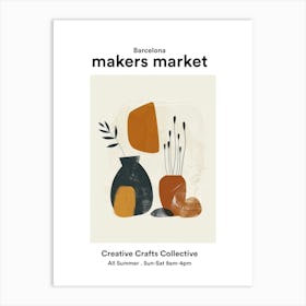 Barcelona Crafters Corner Collective 2 Art Print