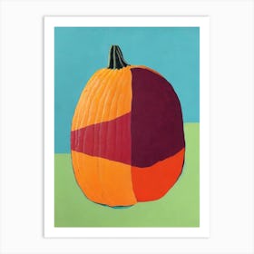 Hubbard Squash Bold Graphic vegetable Art Print
