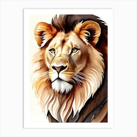 Lion Painting Art Print