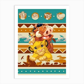 Lion King 1 Art Print